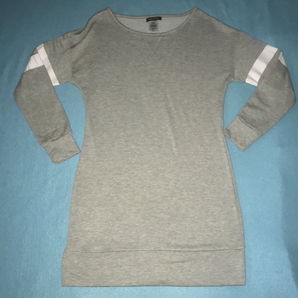 JOE Boxer heather gray long sleeve nightgown fleece lined size M